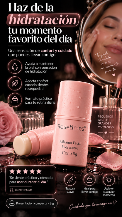 Rosetimes™ Bálsamo Facial Hidratante